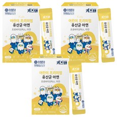 키즈텐 어린이 프리미엄 유산균 아연, 60g, 3개