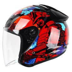 SONIX 오픈페이스 바이크 헬멧 JX-5D R8, 블랙유광