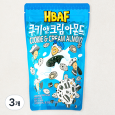 바프 쿠키앤크림 아몬드, 190g, 3개