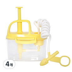 메디위 수동식 의료용 코 세정기 옐로우, 4개