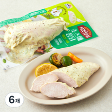 사조 안심 소스에퐁닭 바질크림, 130g, 6개
