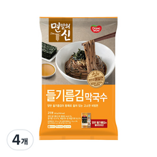 동원 면발의신 들기름김막국수, 4개, 250g