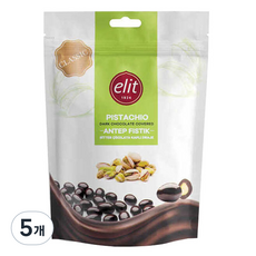 elit 伊莉特 黑巧克力裹開心果, 125g, 5個