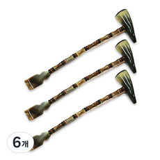 허브플러스 라이프플러스 안마 효자손 BJ-11c, 혼합 색상, 6개