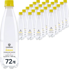 갈바니나 스파클링 워터 레몬, 500ml, 72개