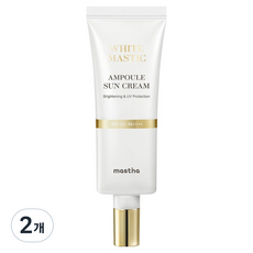 매스티나 화이트매스틱 앰플 선크림 SPF50+ PA++++, 2개, 40ml