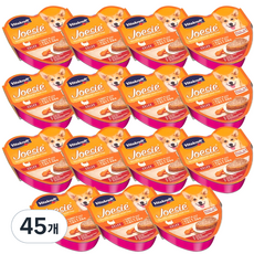 비타크래프트 조에시 하트캔 강아지 간식, 칠면조 + 당근 혼합맛, 85g, 45개