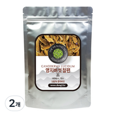 동이약초 국내산 영지버섯 절편, 100g, 2개