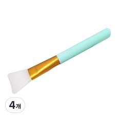 주앙오브제 써니 실리콘미용브러쉬, 4개, 03 레이크 블루 로드 실리콘 브러시