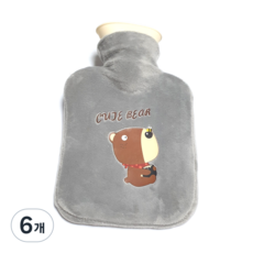 Baeritool 小熊保溫熱水袋 250ml, 6個