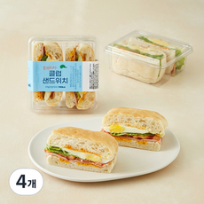 프레밀 포카치아 클럽샌드위치, 235g, 4개