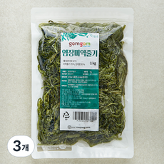 곰곰 염장미역줄기, 1kg, 3개