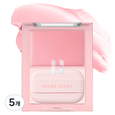 홀리카홀리카 틴티드 밀크 크림 블러쉬 5g, 03 헤이버니, 5개