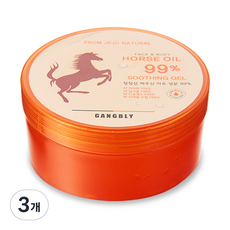 Gangbli濟州馬油舒緩凝膠, 300ml, 3個