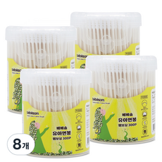 Bebesom 嬰兒棉籤壓花, 300件, 8個