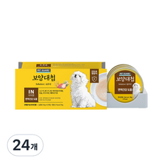 보양대첩 생후3개월~전연령 솔루션 IN 미니캔 강아지 간식, 닭, 30g, 24개