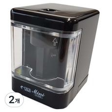 TiTi Gyeongin 迷你電動削鉛筆機, 黑色, 2個