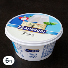 암브로시 리코타 치즈, 250g, 1개입, 6개