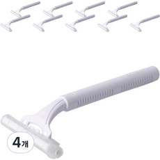 Blue Market 一次性便攜式剃須刀白色, 10入, 4個