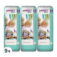 밤보네이처 그린 대용량 밴드형 기저귀, 6단계, 360매