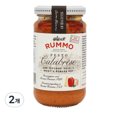 RUMMO 路莫 卡拉布裡亞義大利麵醬, 2個, 190g