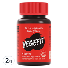 VEGEFIT 石榴蔓越莓 36g, 2個, 60錠