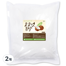 코코넛 분말 베이킹 재료, 1kg, 2개