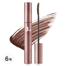 BANILA CO 芭妮蘭 強力防水睫毛膏 7g, 6個, 04 纖長捲翹 深棕色