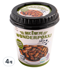 Samsiokki 炸醬炒年糕即食杯, 120g, 4入