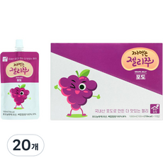 Pure Farm 果凍飲 葡萄口味, 100ml, 20個