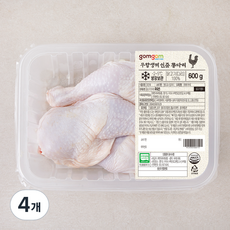 곰곰 무항생제 인증 통다리 (냉장), 600g, 4개