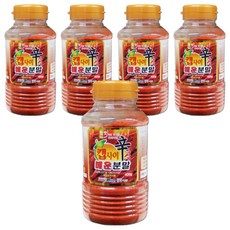 청우식품 캡사이신 매운분말, 400g, 5개