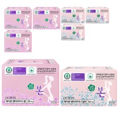 OCBON 本恩 護墊 一般型 34片 2包+加長型 28片 2包, 2組