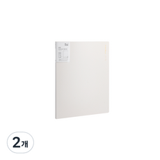 NUSIGN 紐賽 粉彩現代風透明文件夾 20頁, 2個, 米色