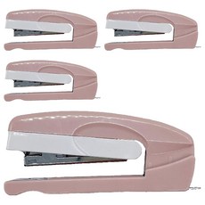 PENROTE 筆樂 360度可旋轉釘書機 KC0864-PK, 粉色, 4個