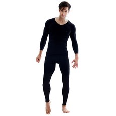 GearX 男士普通冬季 8 V 領內衣上下套裝