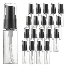 化妝品按壓容器 20ml, 黑色, 20個