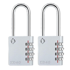 자커 롱고리형 다이얼 자물쇠, XD40L, 2개