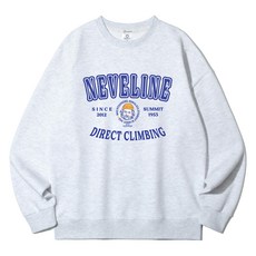 ALVINCLO 男女通用 NEVELINE Mountainals 刷毛 寬鬆版型 大學T MAR674