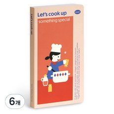 아이코닉 슬로우 위클리 플래너 만년 다이어리 스케줄러, 02 LETS COOK, 6개 02 LETS COOK, 6개