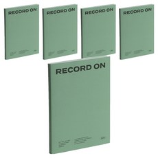 ICONIC 2026 Record On 日記本 Plan Weekly 計畫本 行事曆, 5個, 03 樹林綠