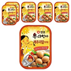 샘표 우리엄마 메추리알 장조림, 130g, 6개