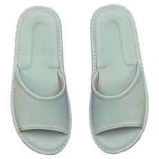 頭層牛皮軟底室內拖鞋 柔軟輕便 回彈性好 PVC橡塑鞋底 更耐磨, 35~36, 綠色, 1雙