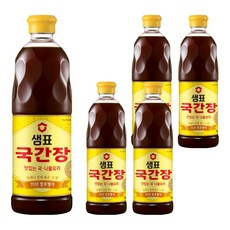 샘표 국간장, 5개, 860ml