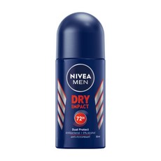 NIVEA 妮維雅 男士止汗爽身乳液 乾適活力, 50ml, 1瓶