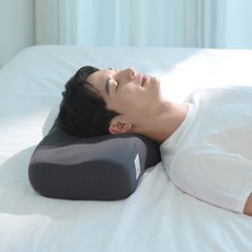 Sleepillow 超高密度記憶棉功能性頸椎枕 竹纖維, 炭灰色, 1個
