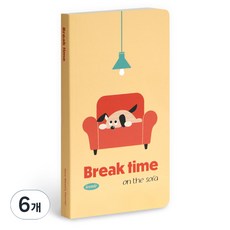 아이코닉 슬로우 위클리 플래너 만년 다이어리 스케줄러, 04 BREAK TIME, 6개
