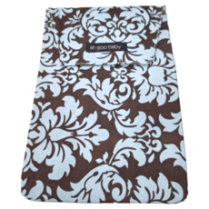 ah goo baby 多用途收納包, 內裡為防水材質, 可收納多片尿布及濕巾, 26 x 17.5cm, 復古夜藍