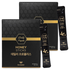 비마스터 데일리 프로폴리스 꿀스틱 15p, 2개, 180g