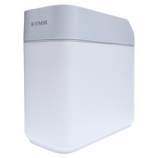 ROOMMI Handsfree 充電滑蓋感應垃圾桶, 極簡灰白, 1層